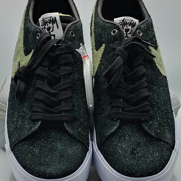 Nike SB Stussy Blazer Low QS Palm Green Size 14 - Picture 5 of 8